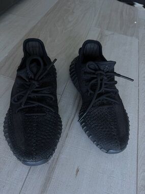 Yeezy Boost 350 V2 Triple Black Women's Athletic Sneakers